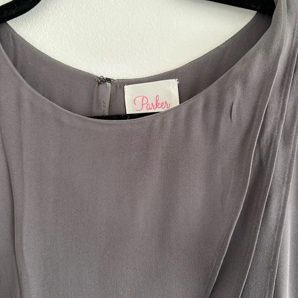 100% Silk Ruffled Dress - Picture 3 of 10